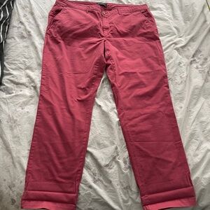 Banana Republic Women's Red Chinos